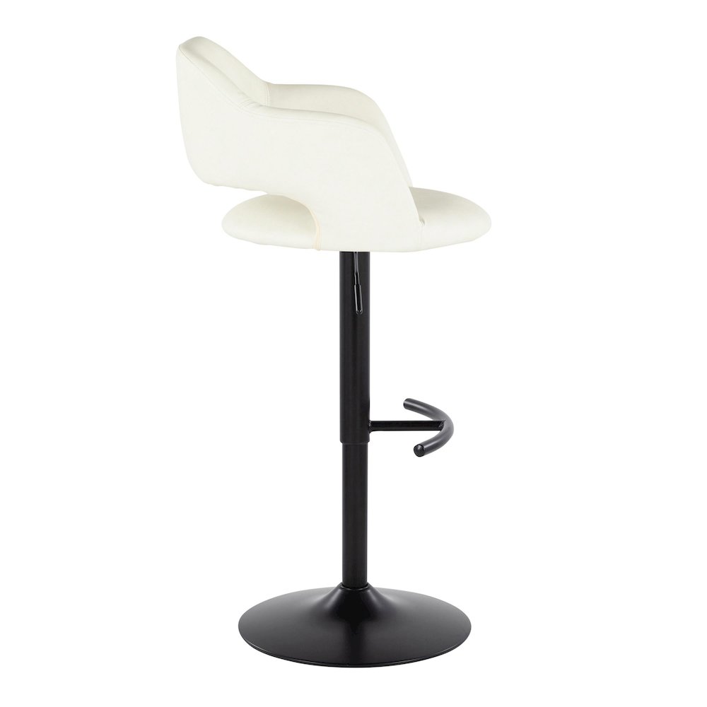 Margarite Adjustable Barstool - Set of 2. Picture 3