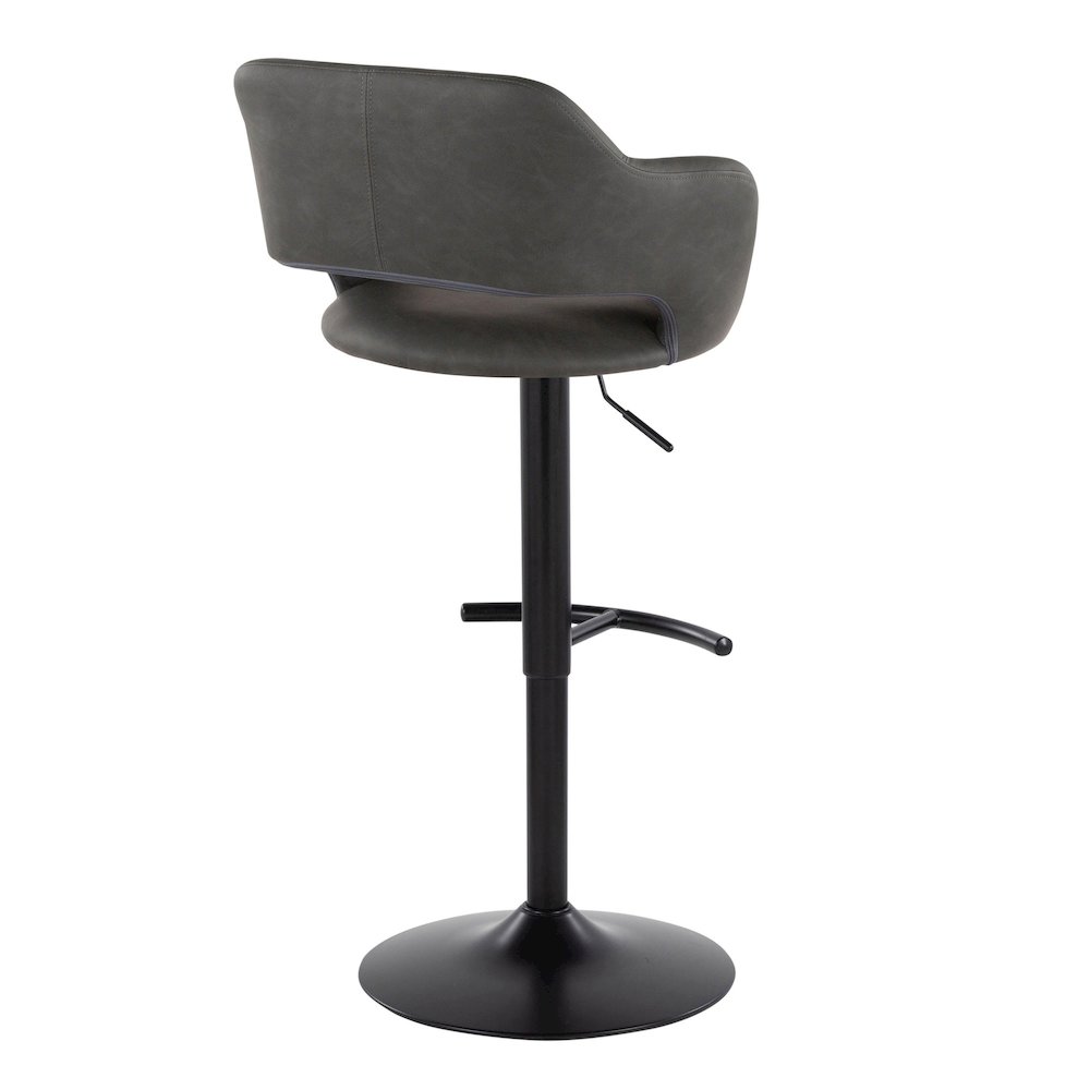 Margarite Adjustable Barstool - Set of 2. Picture 4