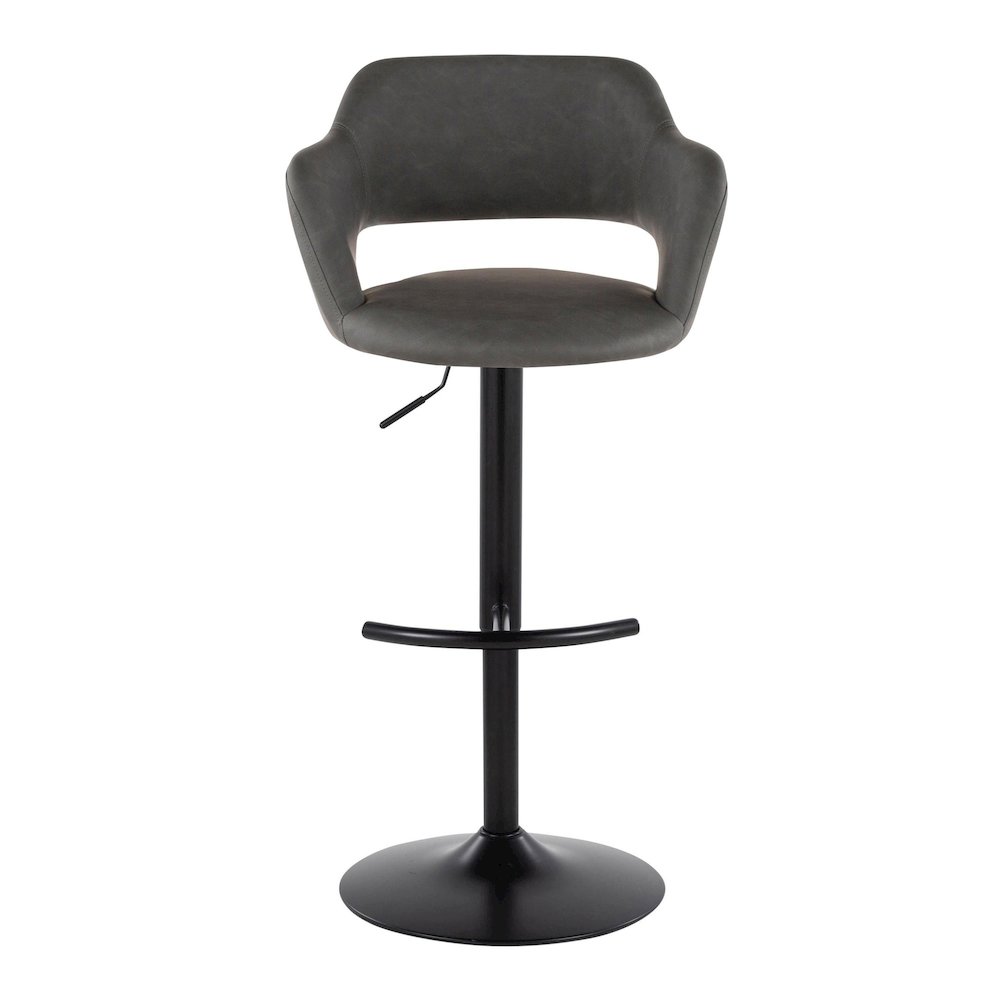 Margarite Adjustable Barstool - Set of 2. Picture 6