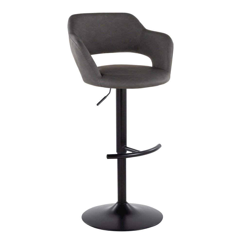Margarite Adjustable Barstool - Set of 2. Picture 2