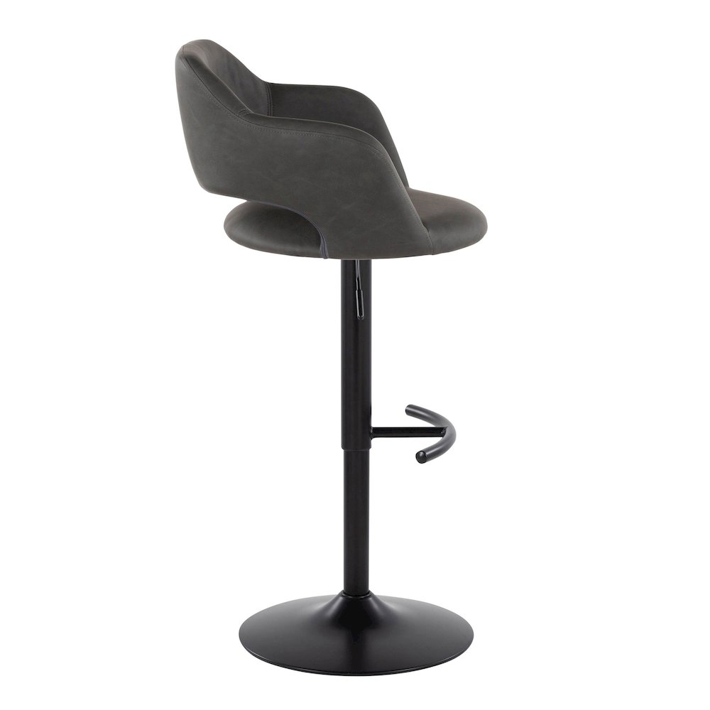 Margarite Adjustable Barstool - Set of 2. Picture 3