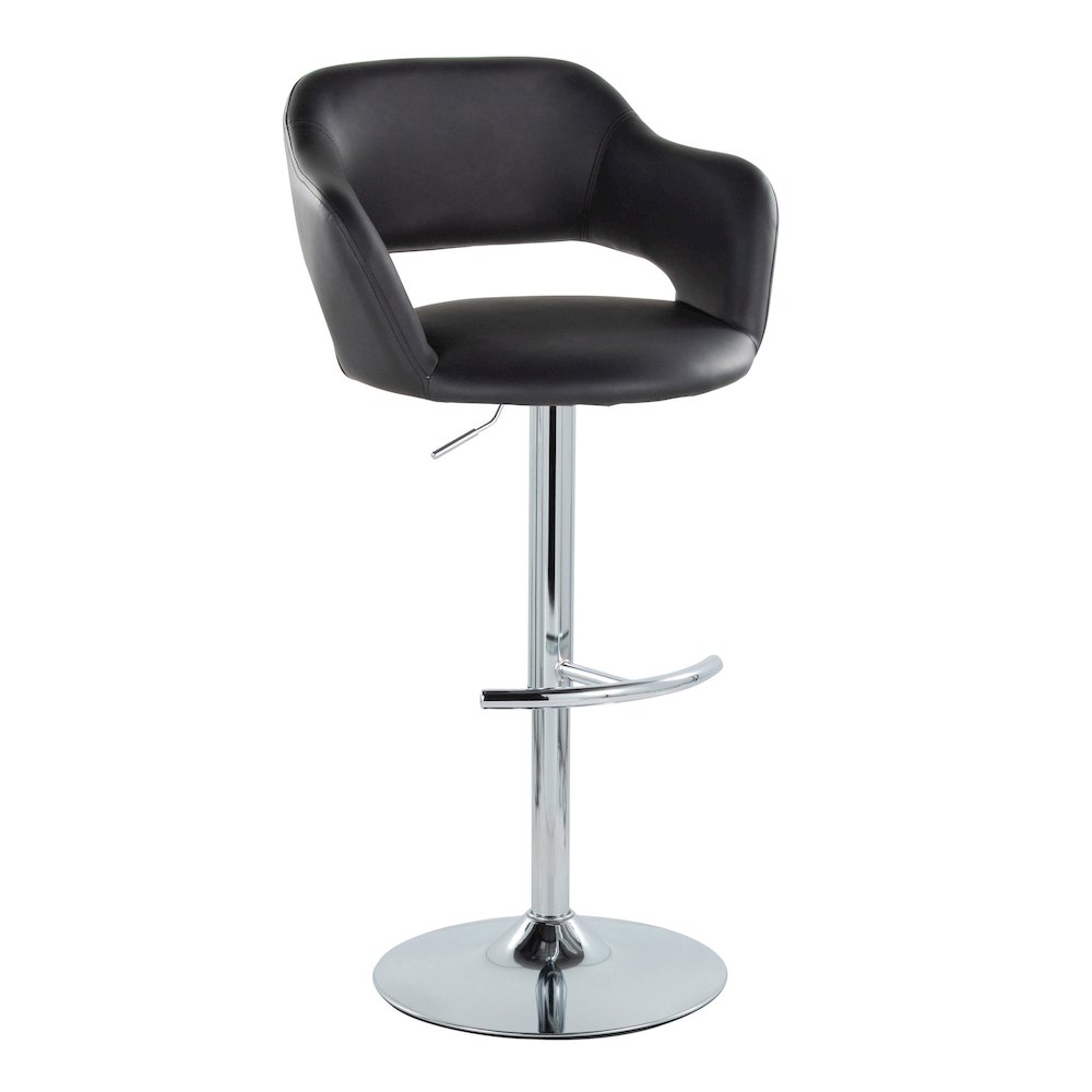 Margarite Adjustable Barstool - Set of 2. Picture 2