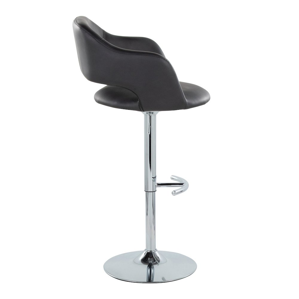 Margarite Adjustable Barstool - Set of 2. Picture 3