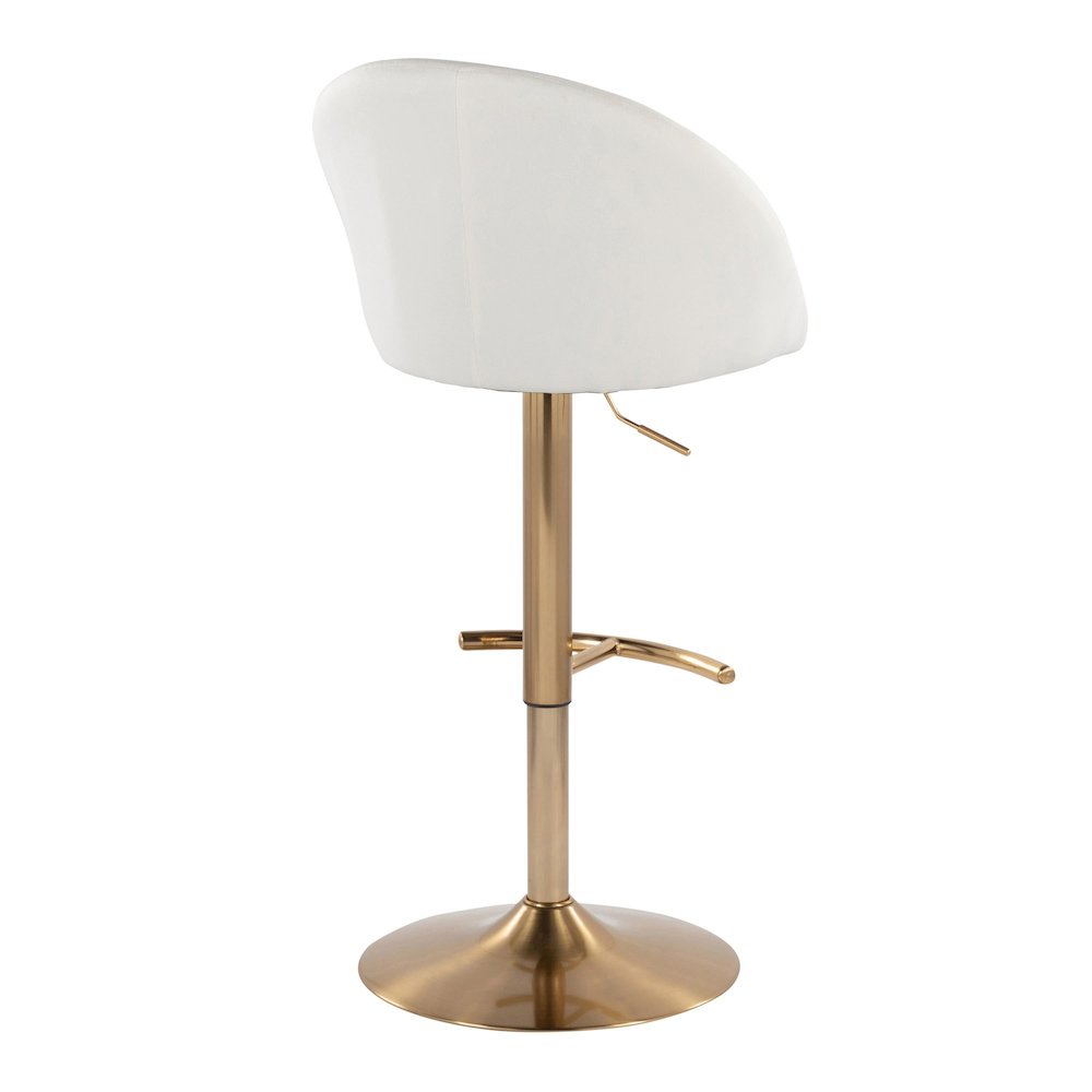 Matisse Highback Adjustable Barstool - Set of 2. Picture 4
