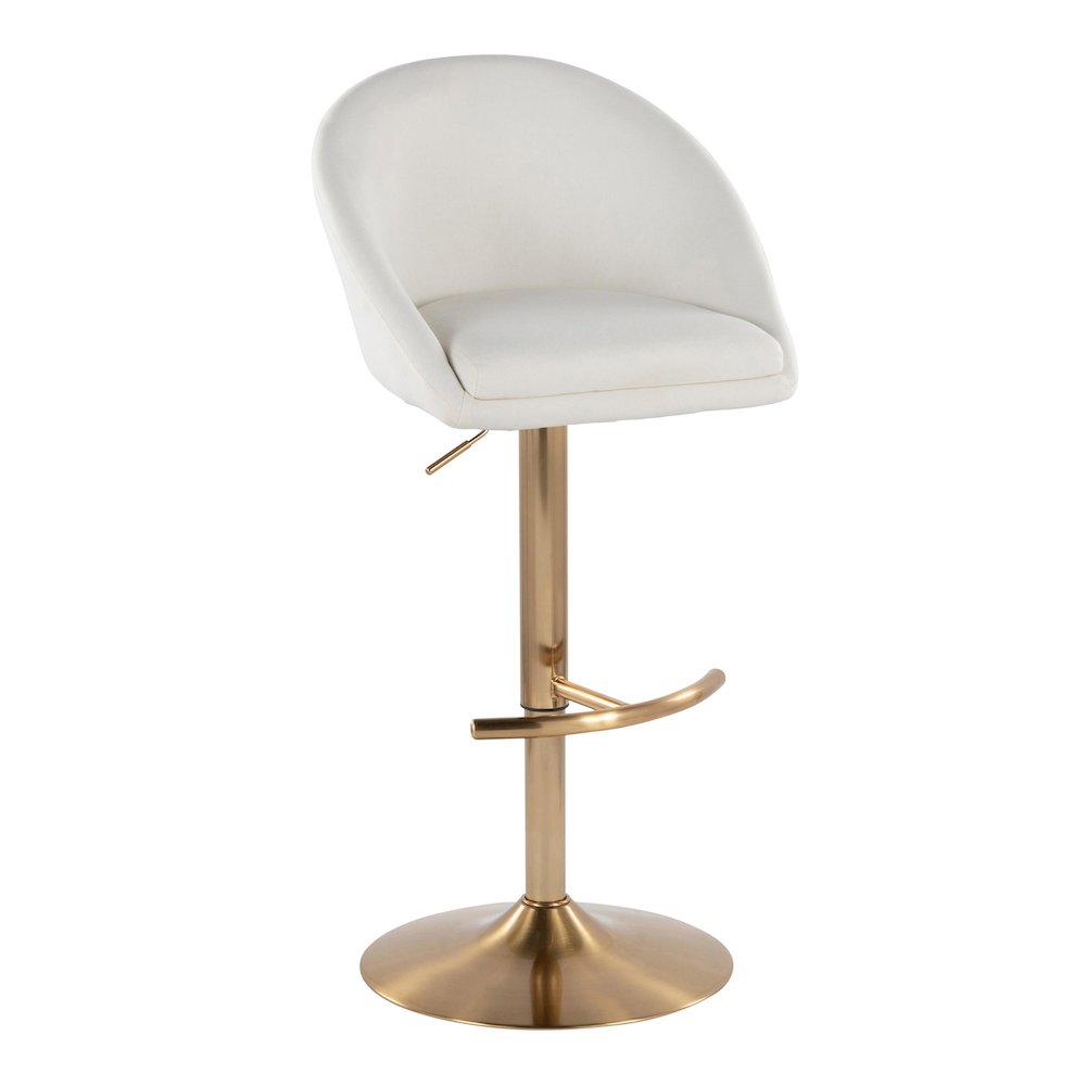 Matisse Highback Adjustable Barstool - Set of 2. Picture 2