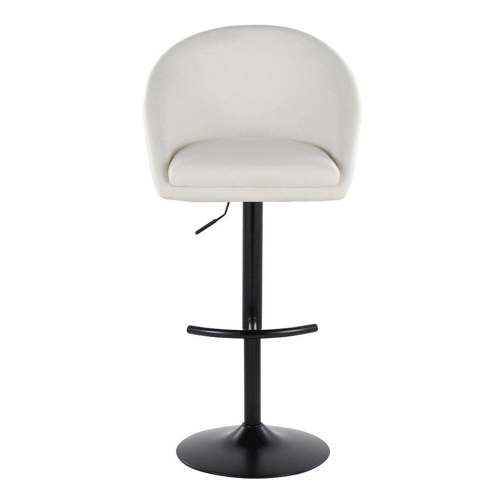 Matisse Highback Adjustable Barstool - Set of 2. Picture 6