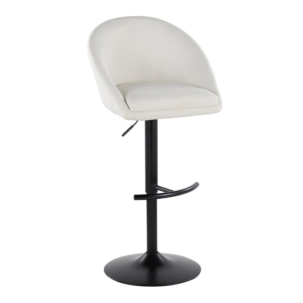 Matisse Highback Adjustable Barstool - Set of 2. Picture 2