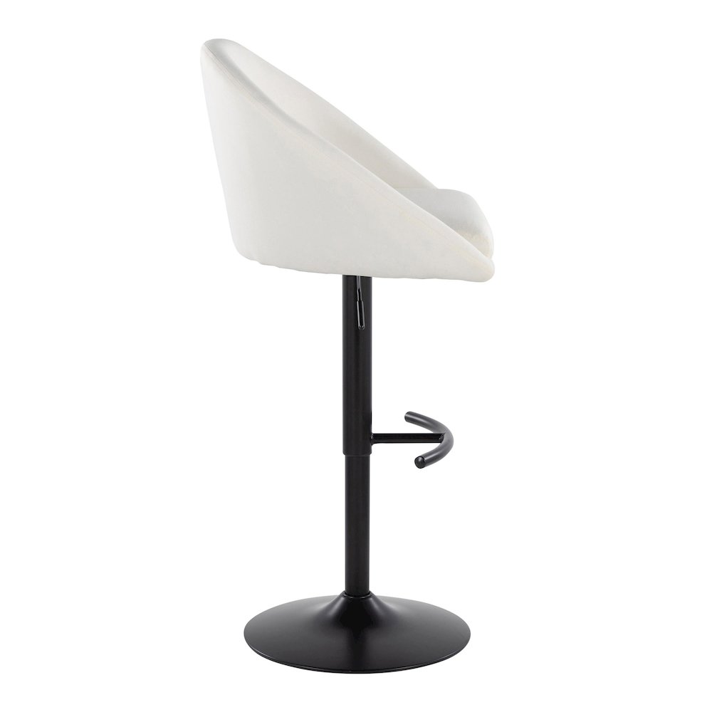 Matisse Highback Adjustable Barstool - Set of 2. Picture 3