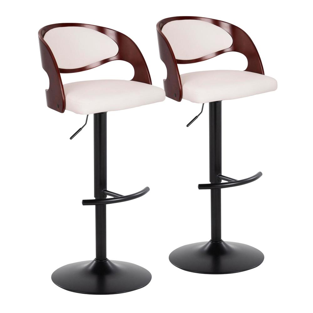 Pino Adjustable Barstool - Set Of 2. Picture 1
