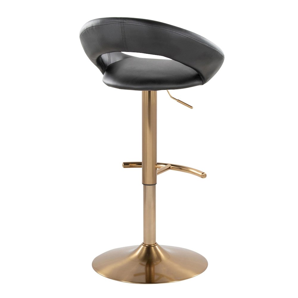 Posh Adjustable Barstool - Set of 2. Picture 4