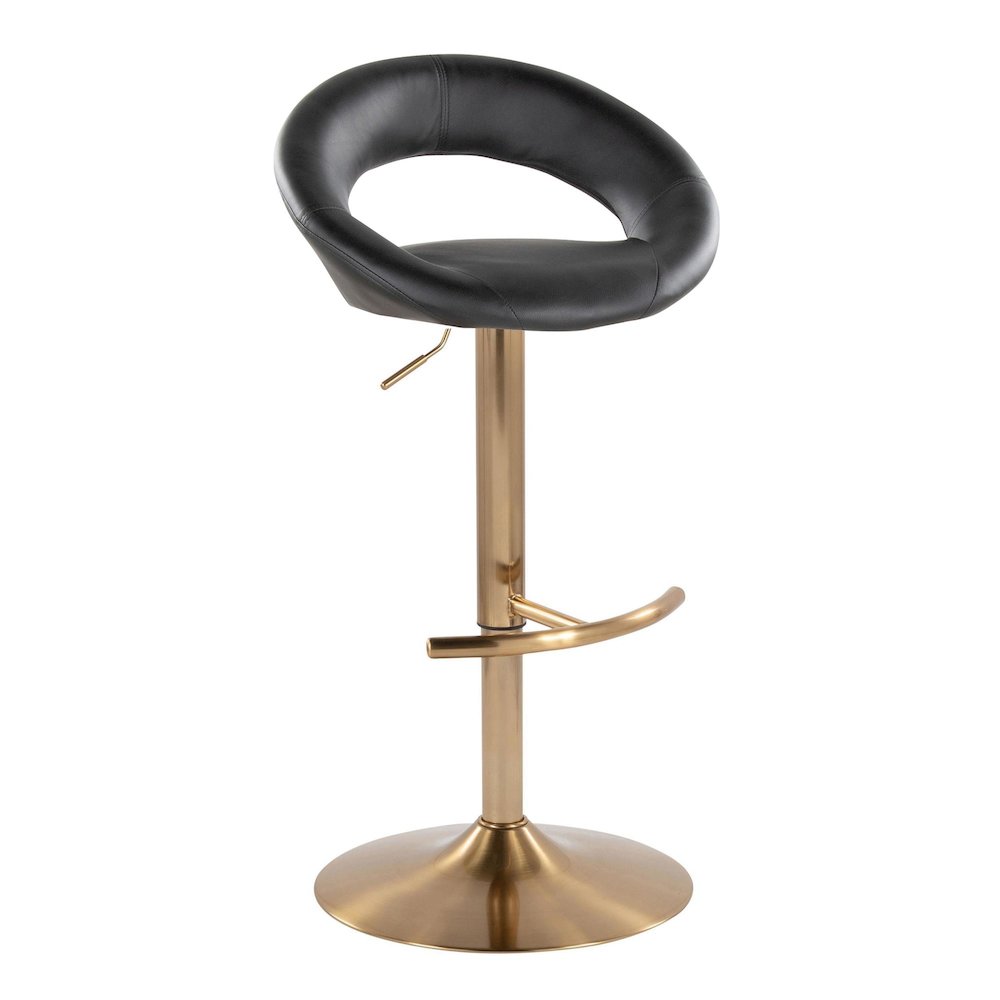 Posh Adjustable Barstool - Set of 2. Picture 2