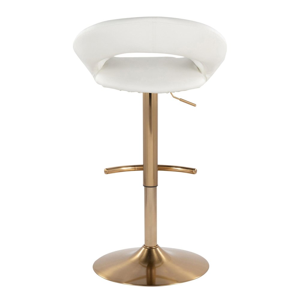 Posh Adjustable Barstool - Set of 2. Picture 5