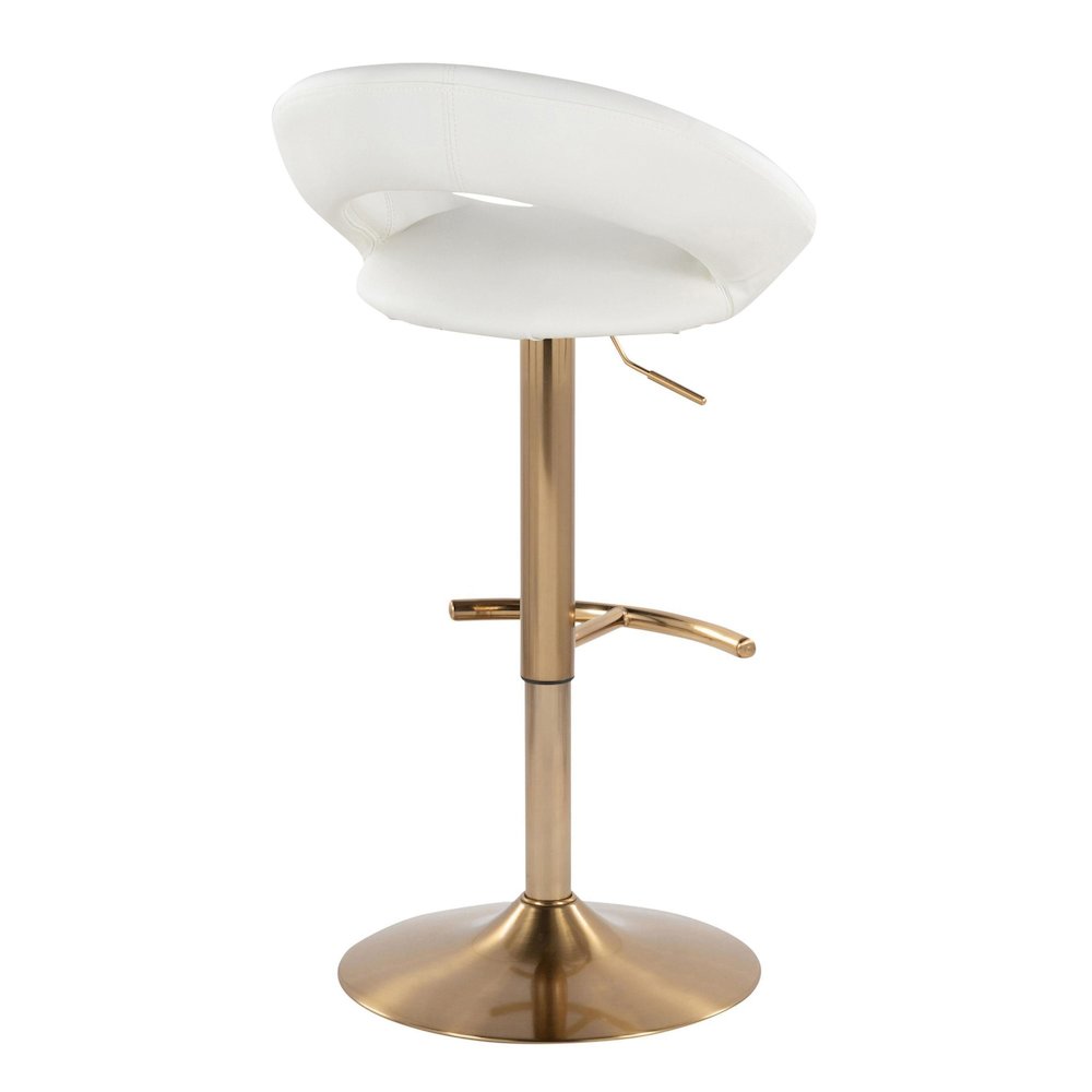 Posh Adjustable Barstool - Set of 2. Picture 4