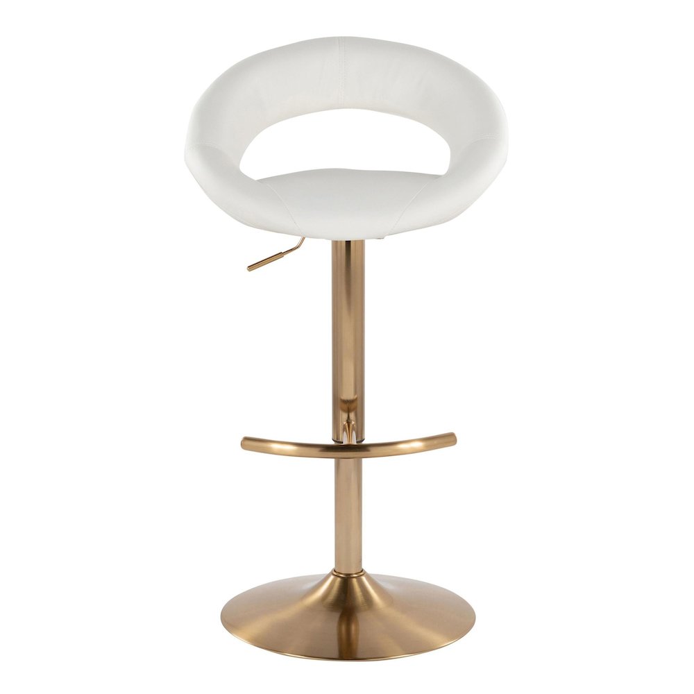 Posh Adjustable Barstool - Set of 2. Picture 6