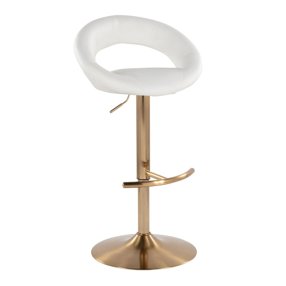 Posh Adjustable Barstool - Set of 2. Picture 2