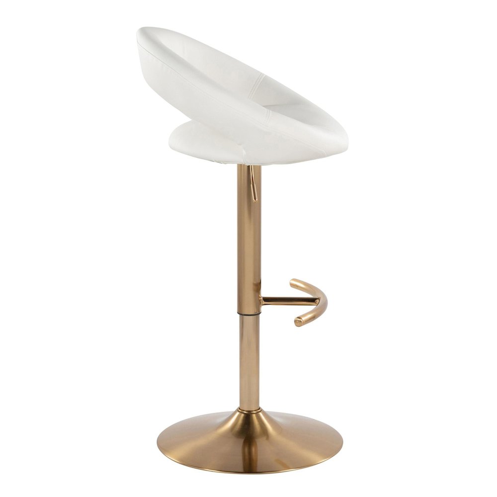 Posh Adjustable Barstool - Set of 2. Picture 3