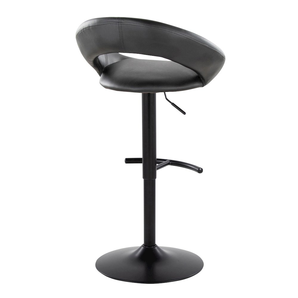 Posh Adjustable Barstool - Set of 2. Picture 4