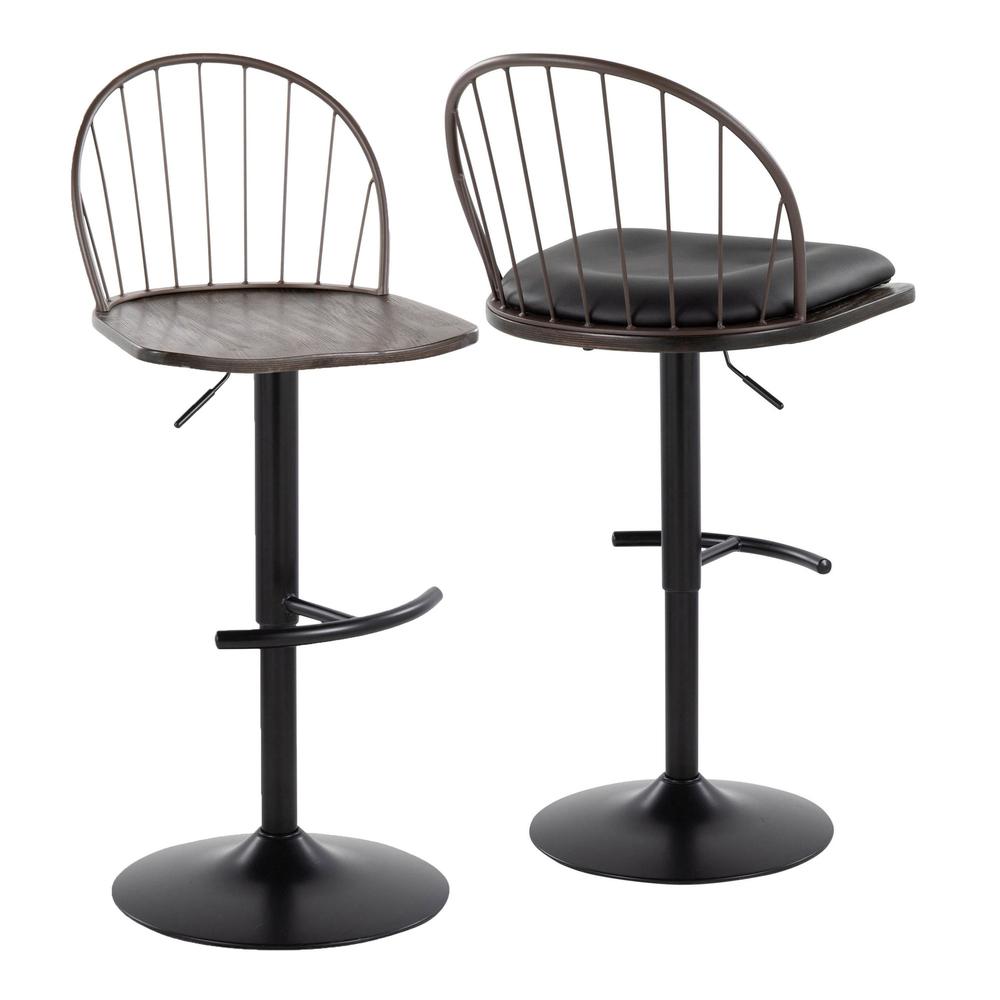 Riley Adjustable Barstool - Set of 2. Picture 7