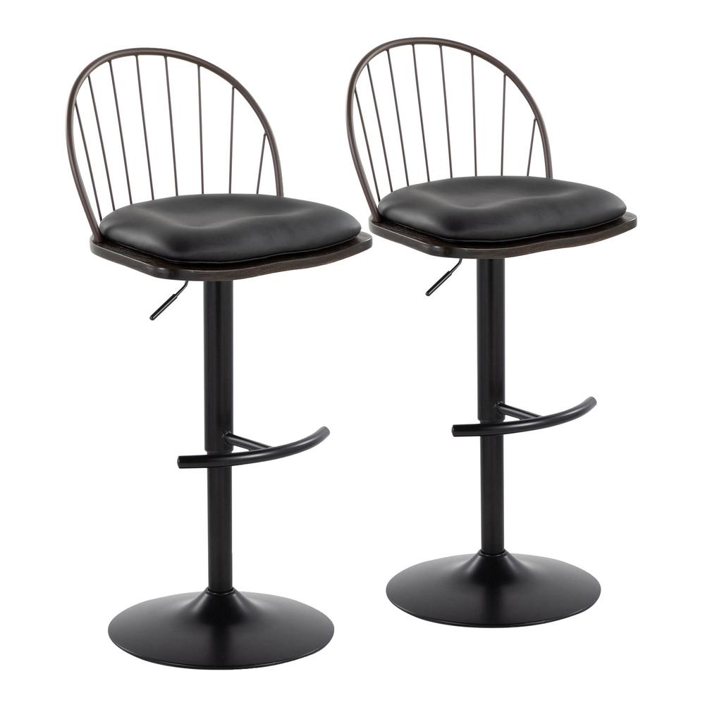 Riley Adjustable Barstool - Set of 2. Picture 1