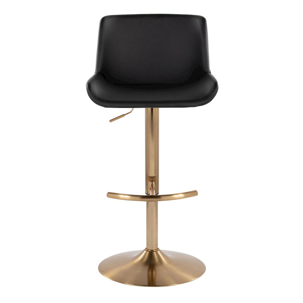 Santi Upholstered Adjustable Barstool - Set of 2. Picture 6