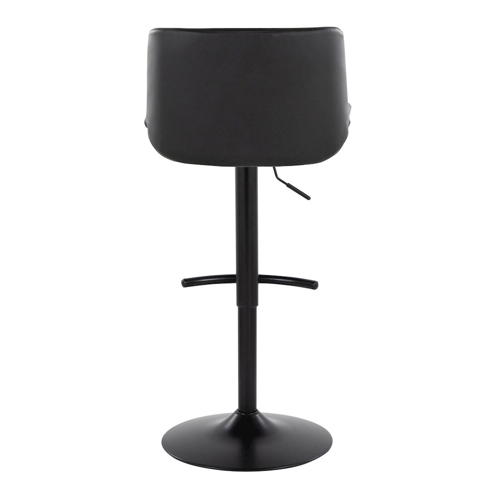 Santi Upholstered Adjustable Barstool - Set of 2. Picture 5