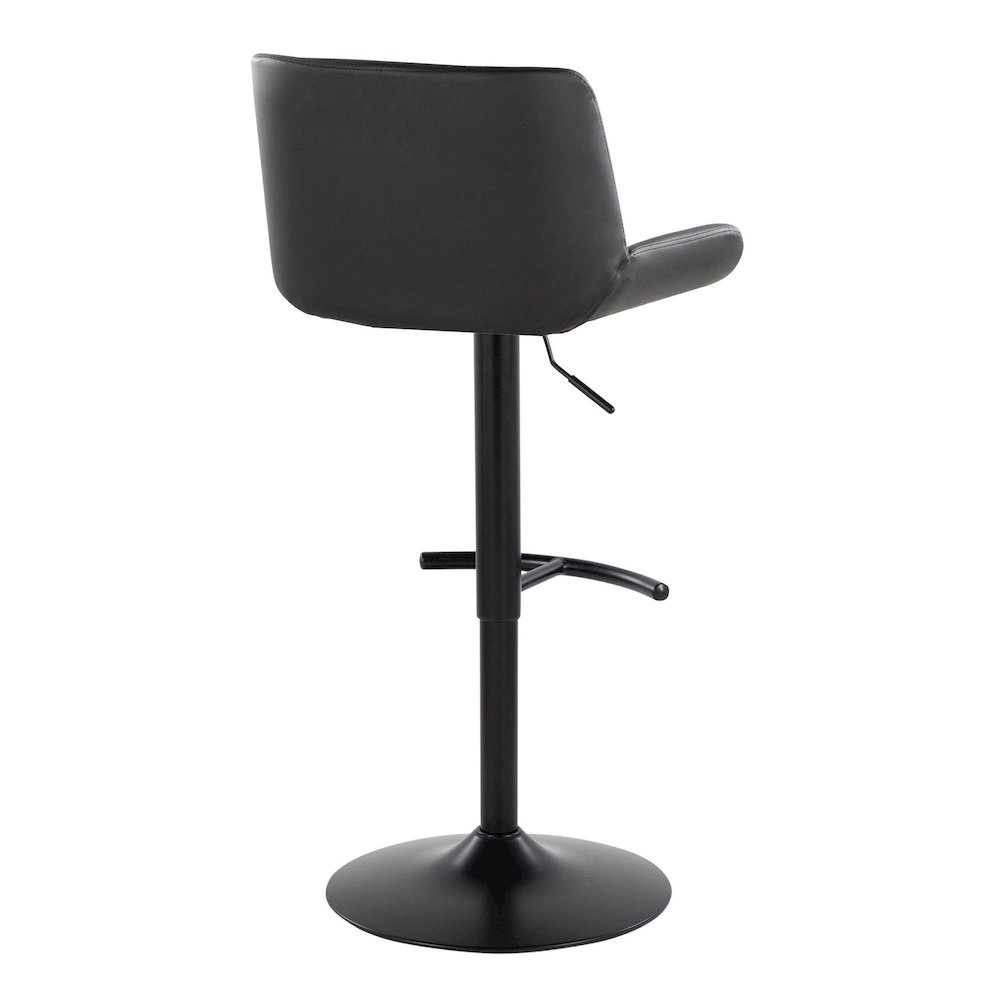 Santi Upholstered Adjustable Barstool - Set of 2. Picture 4