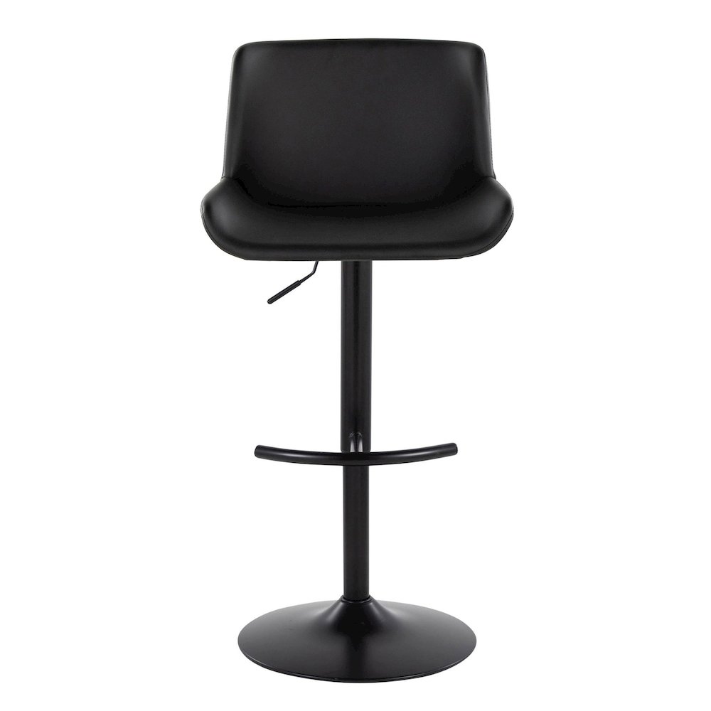 Santi Upholstered Adjustable Barstool - Set of 2. Picture 6