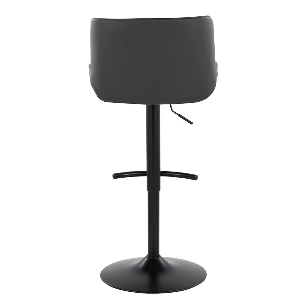 Santi Upholstered Adjustable Barstool - Set of 2. Picture 5