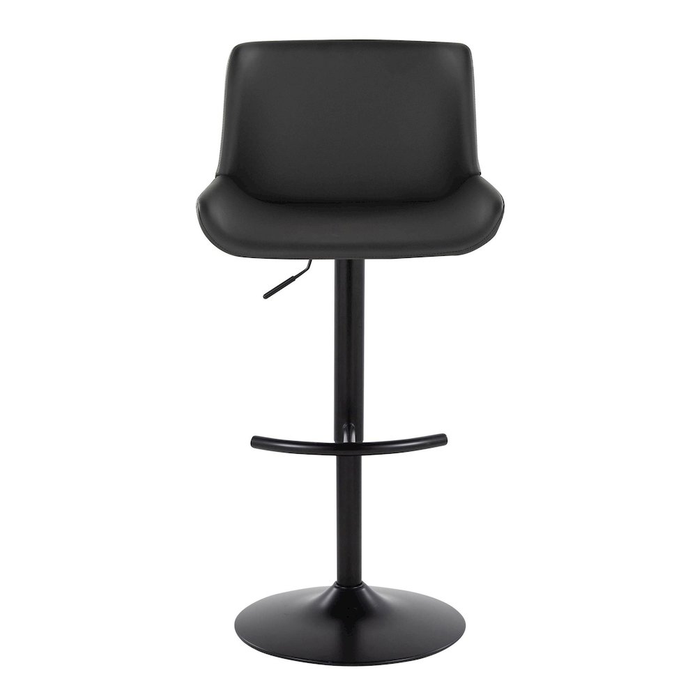 Santi Upholstered Adjustable Barstool - Set of 2. Picture 6