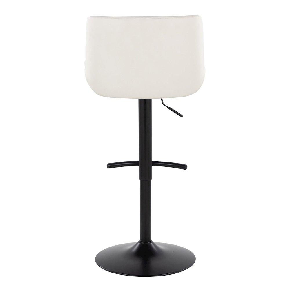 Santi Upholstered Adjustable Barstool - Set of 2. Picture 5