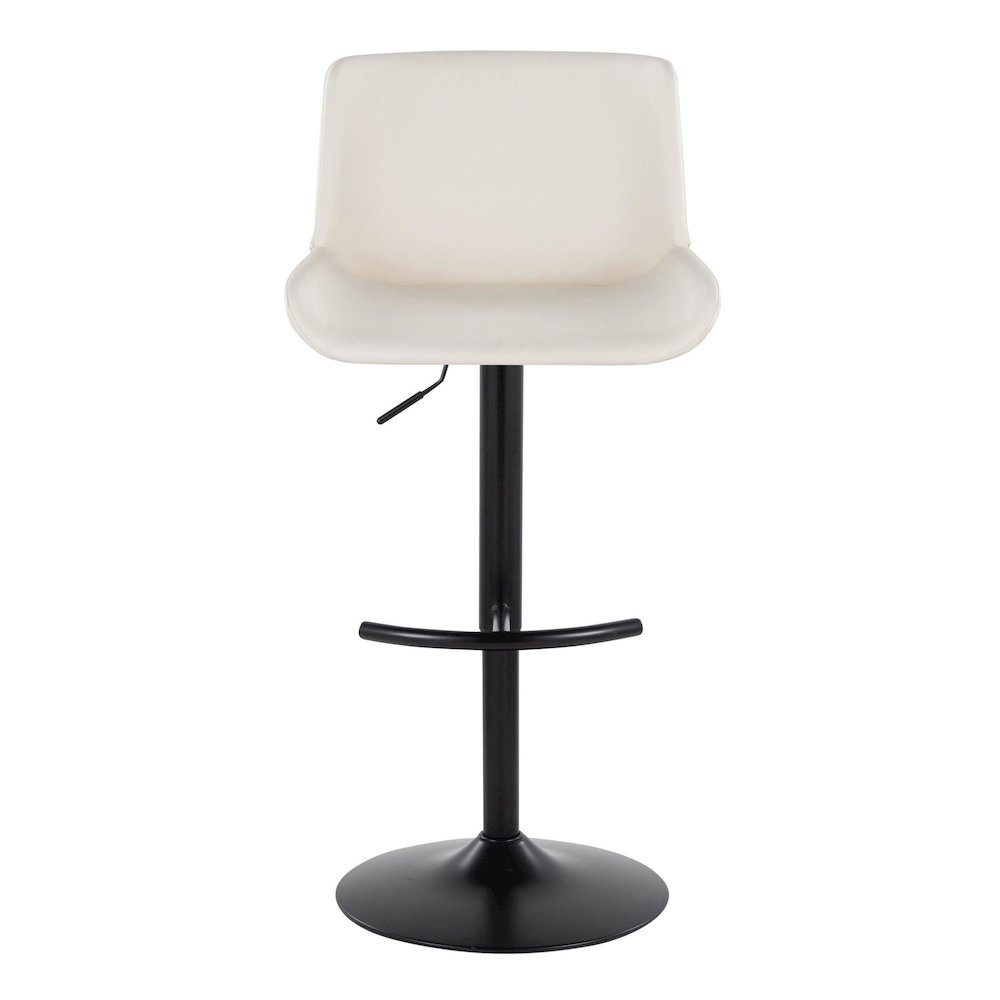 Santi Upholstered Adjustable Barstool - Set of 2. Picture 6