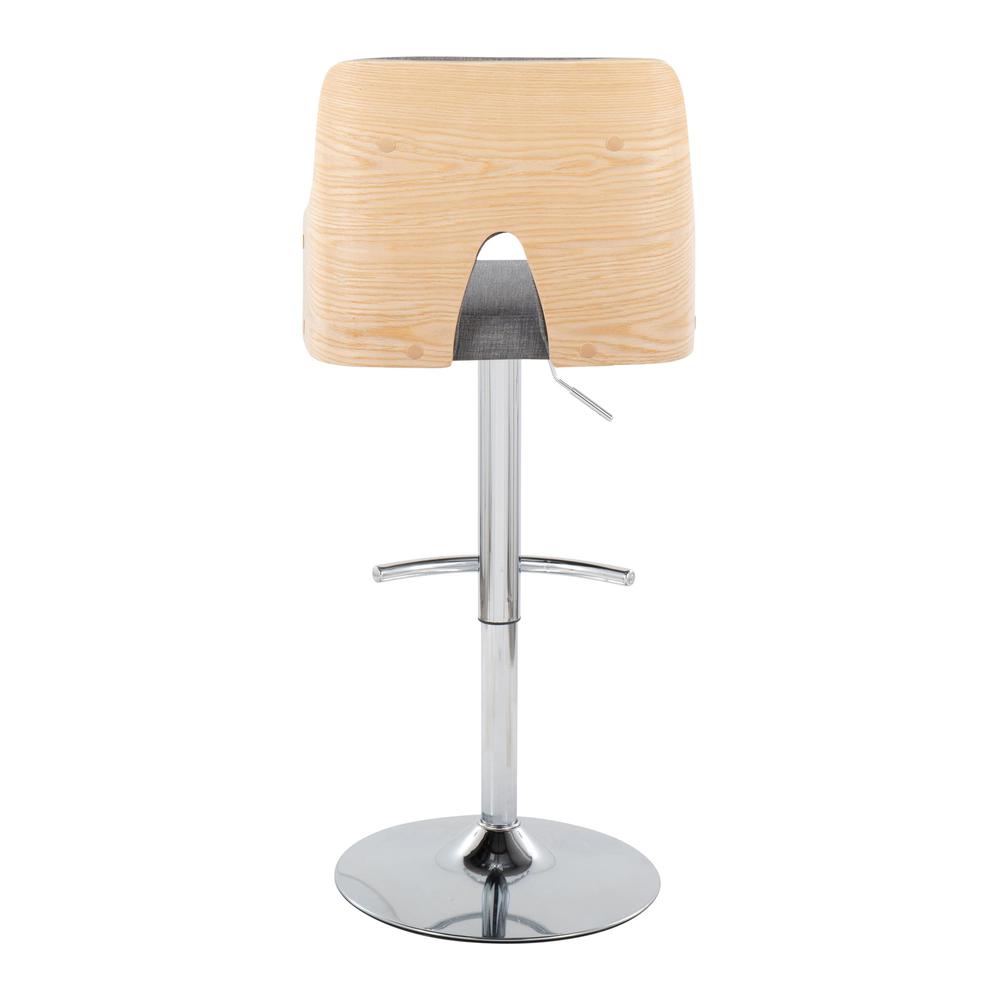 Grey Stella Adjustable Barstool - Set of 2. Picture 5