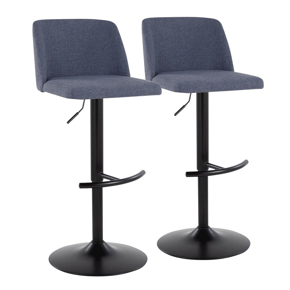 Toriano Adjustable Barstool - Set of 2. Picture 1