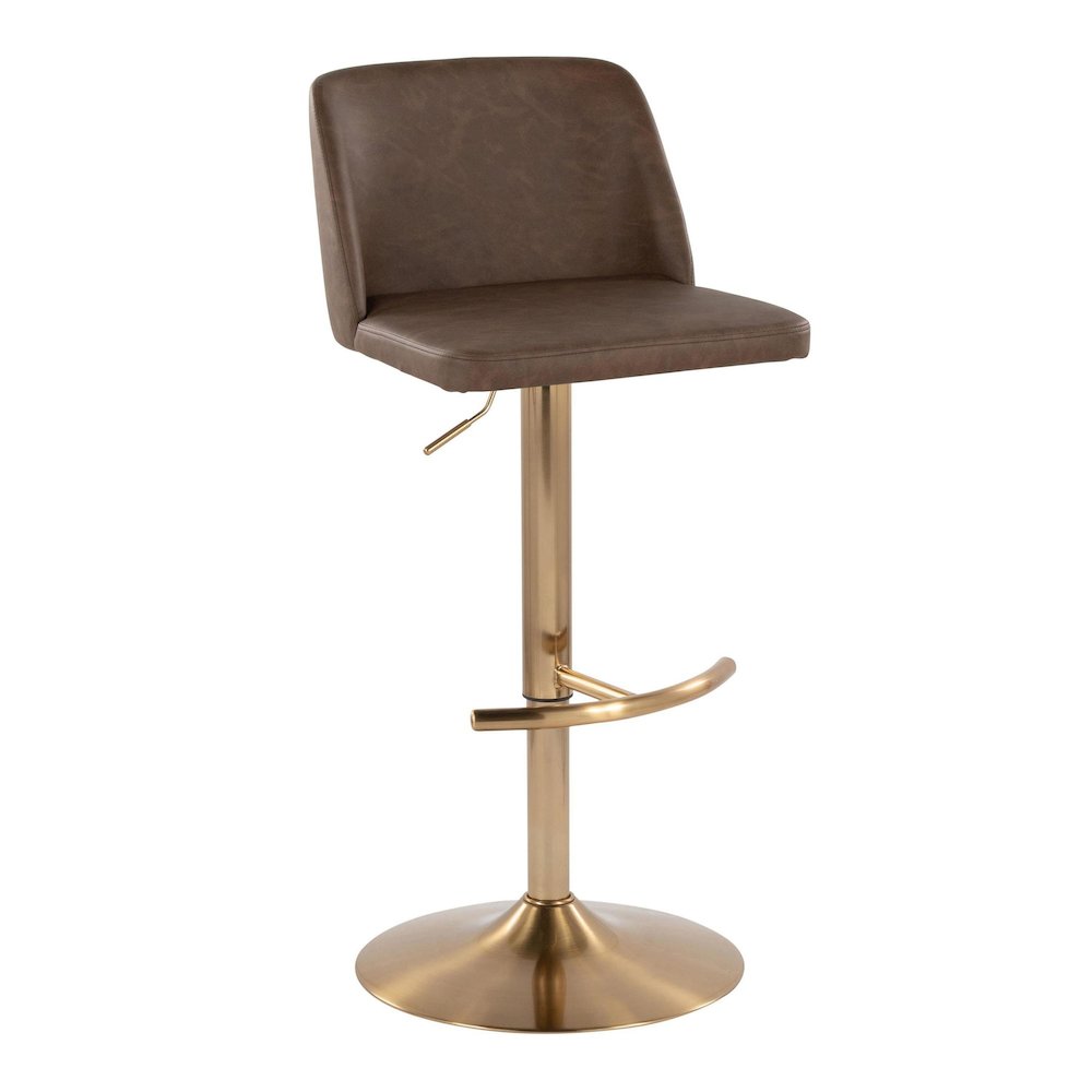 Toriano Adjustable Barstool - Set of 2. Picture 2
