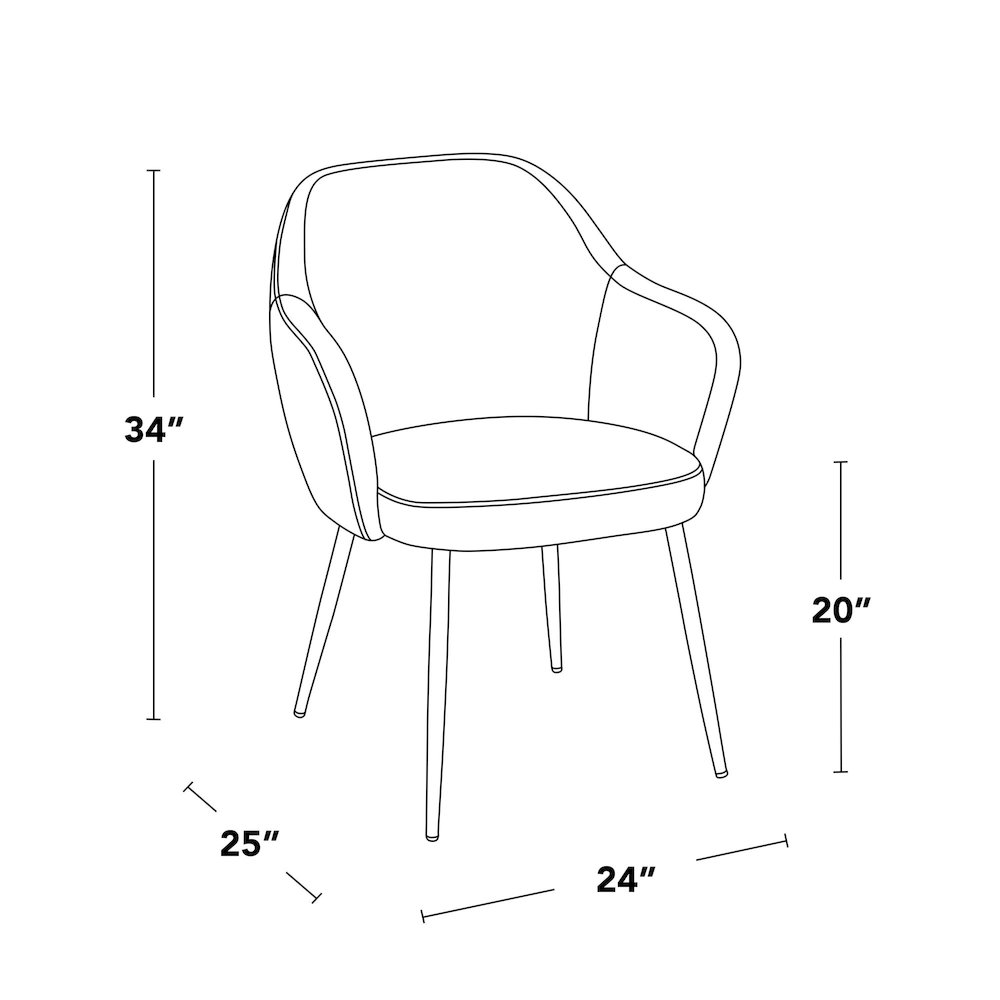 Buena Dining Chair - Set of 2. Picture 8