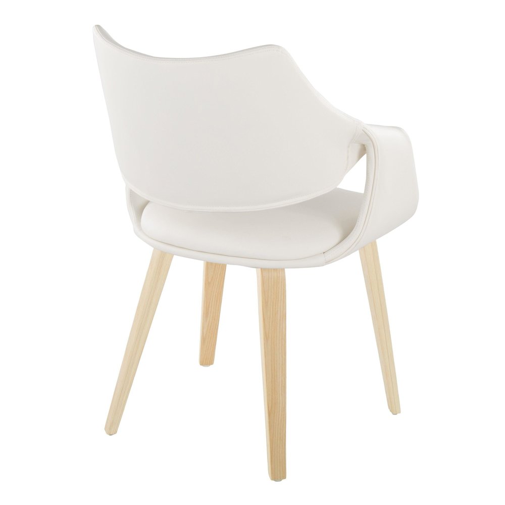 Curvo Highback Upholstered Chair - Set of 2. Picture 4