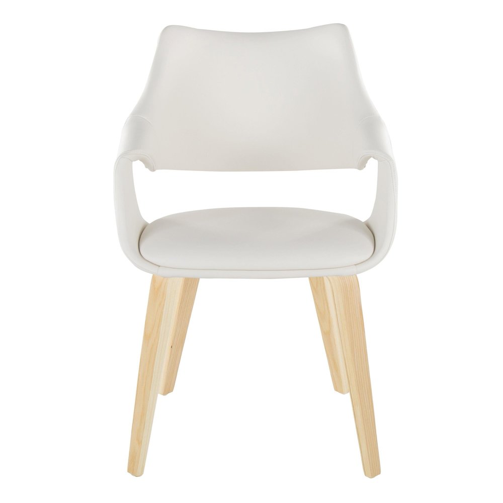 Curvo Highback Upholstered Chair - Set of 2. Picture 6
