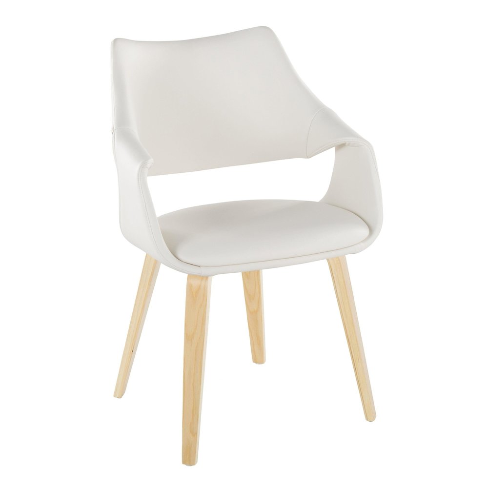 Curvo Highback Upholstered Chair - Set of 2. Picture 2