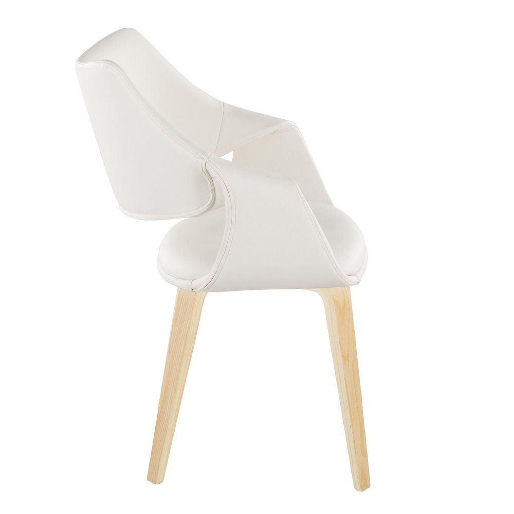 Curvo Highback Upholstered Chair - Set of 2. Picture 3