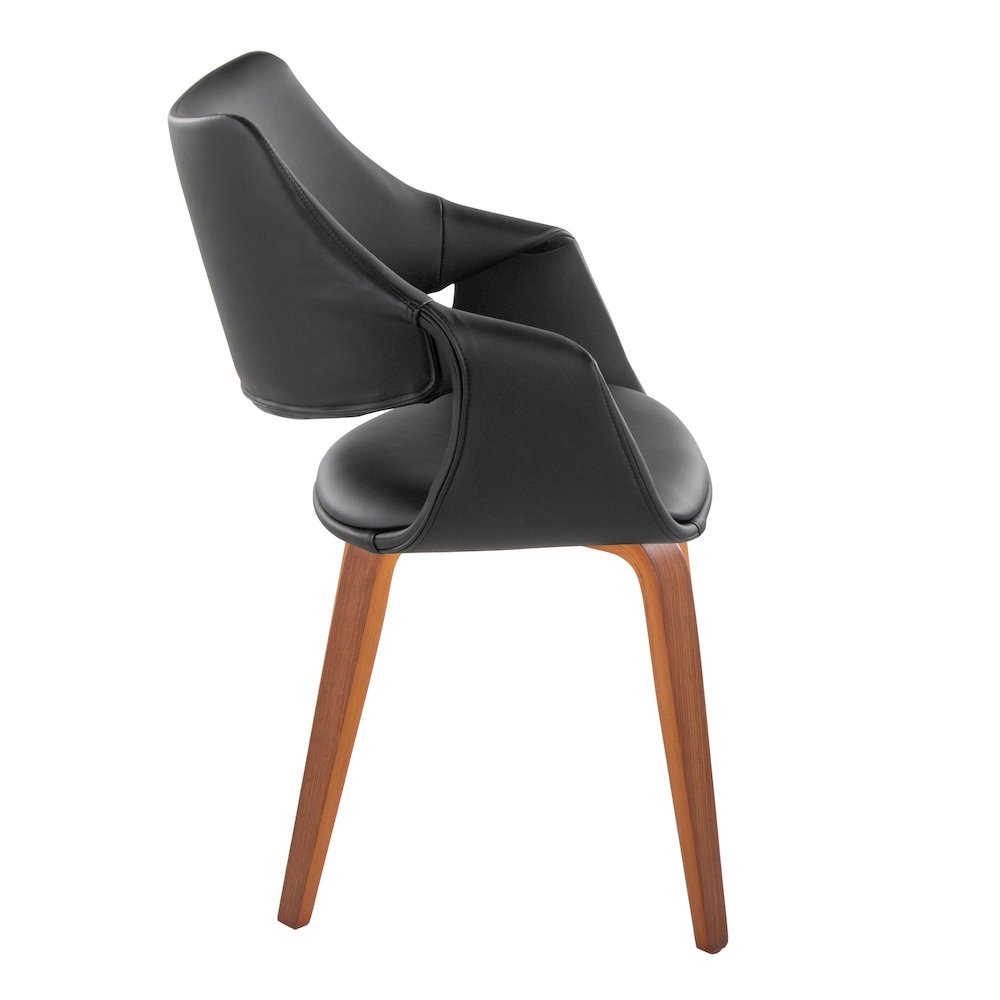 Curvo Highback Upholstered Chair - Set of 2. Picture 3