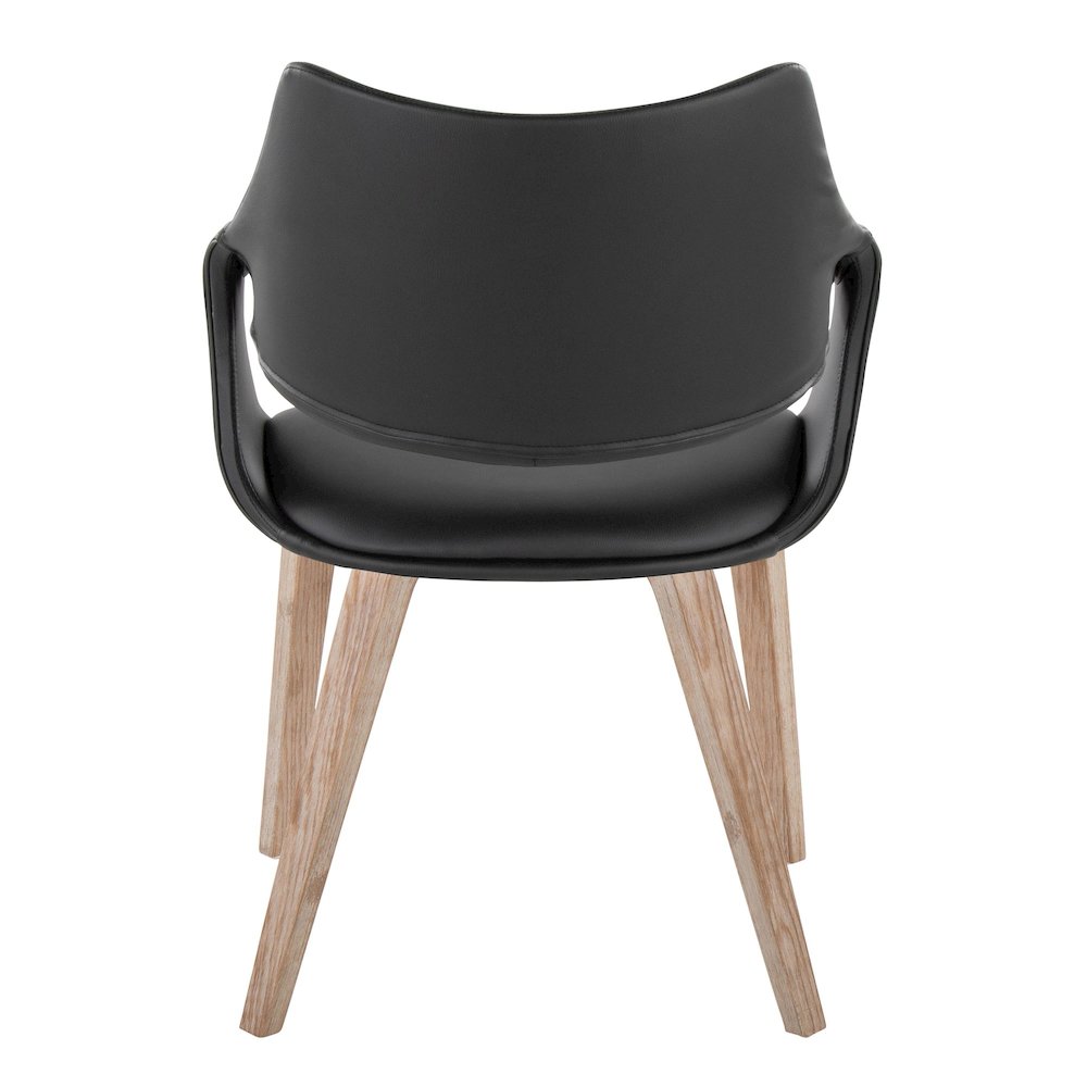 Curvo Highback Upholstered Chair - Set of 2. Picture 5