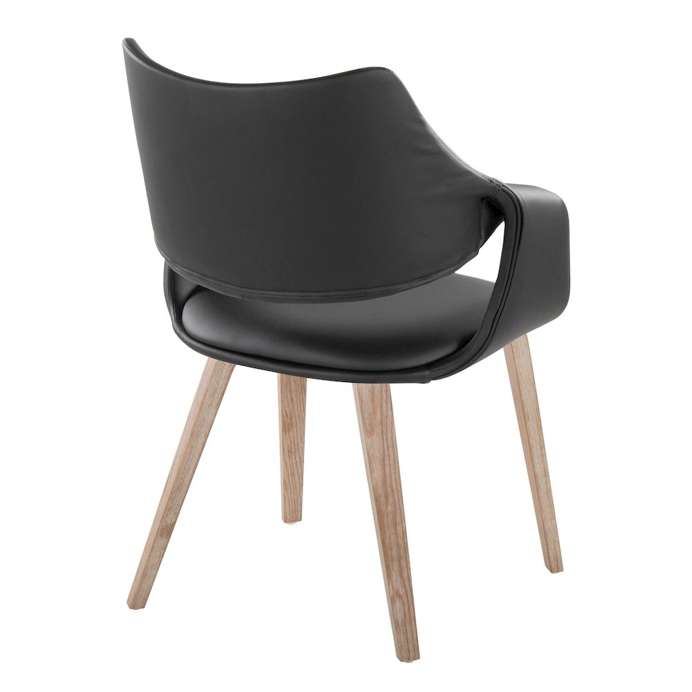 Curvo Highback Upholstered Chair - Set of 2. Picture 4