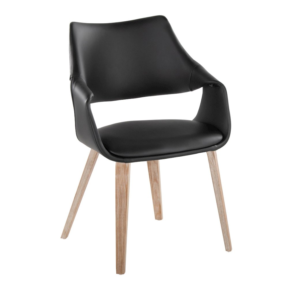 Curvo Highback Upholstered Chair - Set of 2. Picture 2