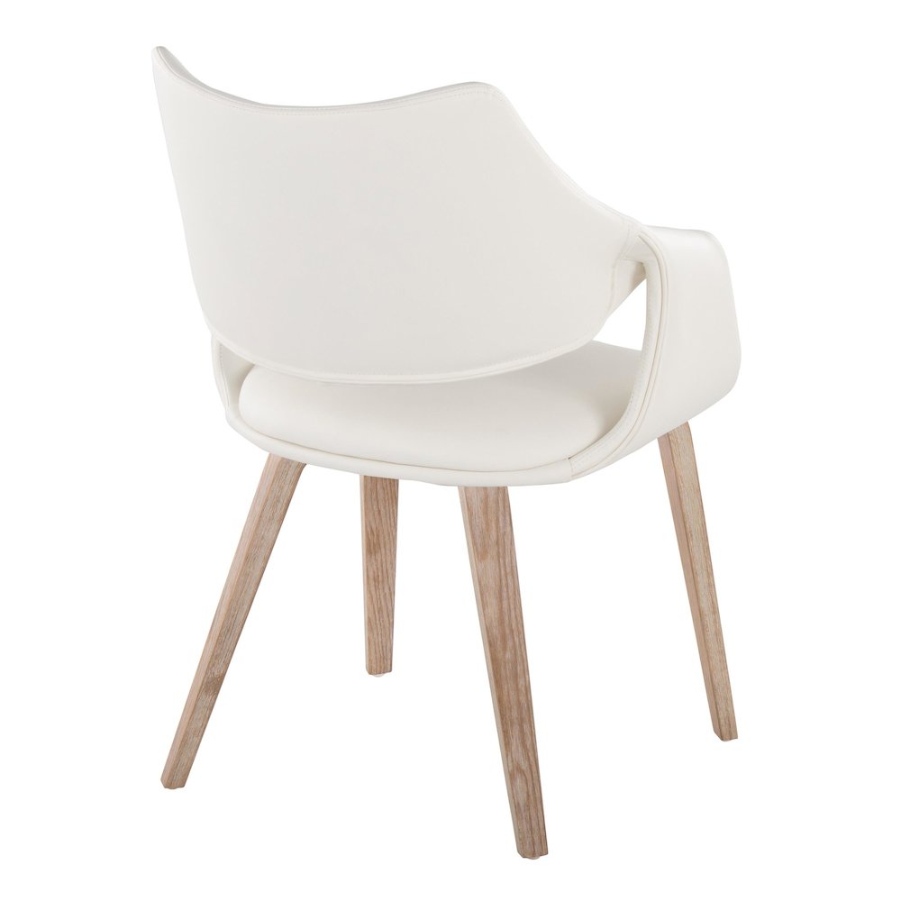 Curvo Highback Upholstered Chair - Set of 2. Picture 4