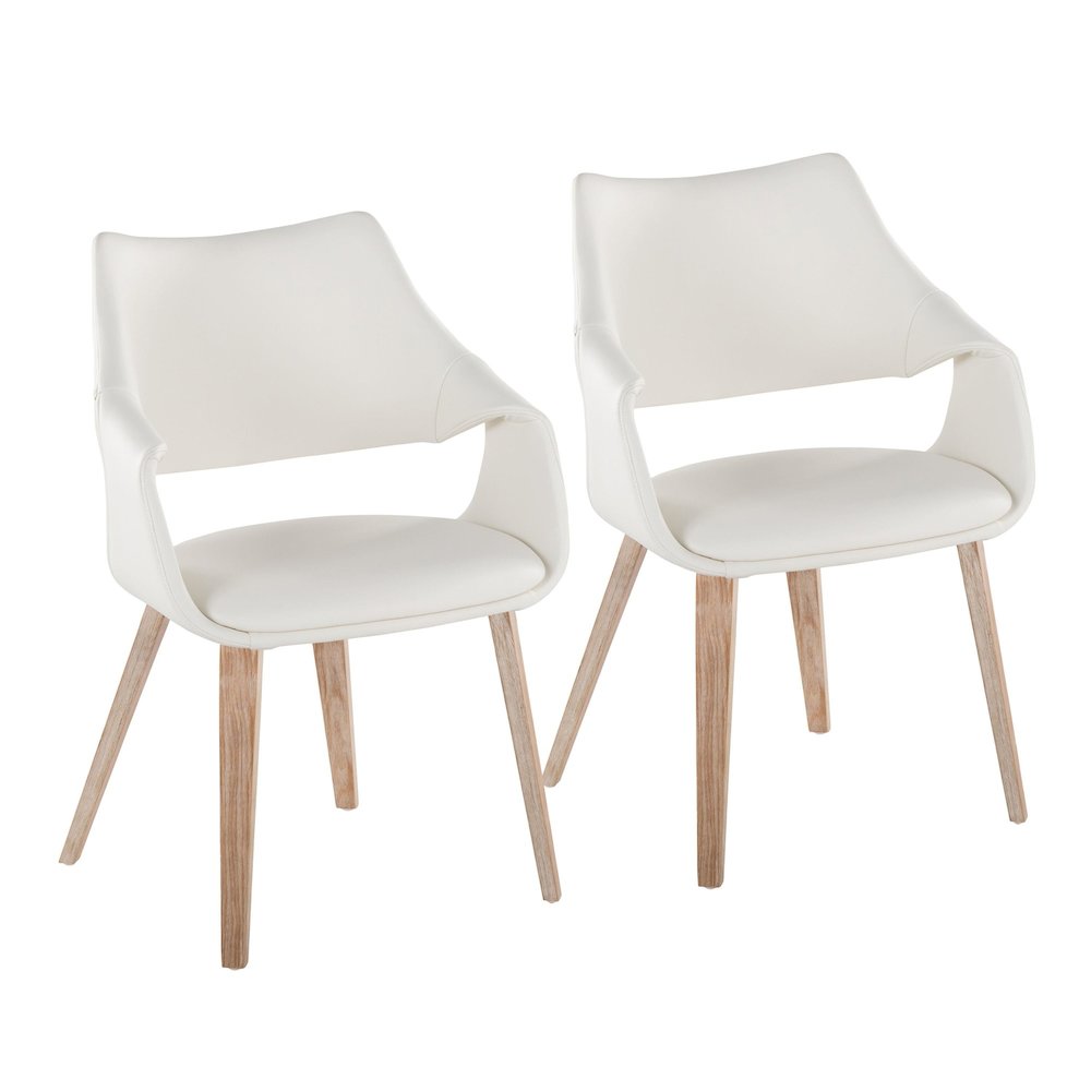 Curvo Highback Upholstered Chair - Set of 2. Picture 1