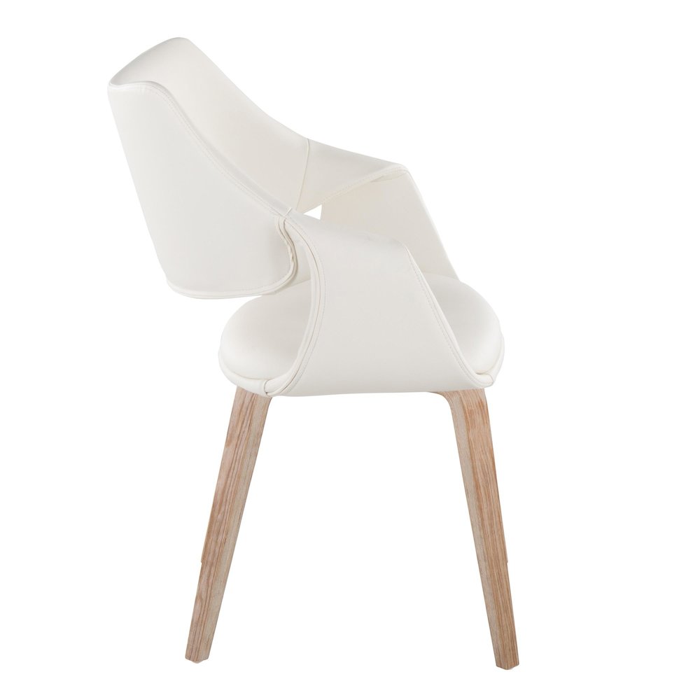 Curvo Highback Upholstered Chair - Set of 2. Picture 3