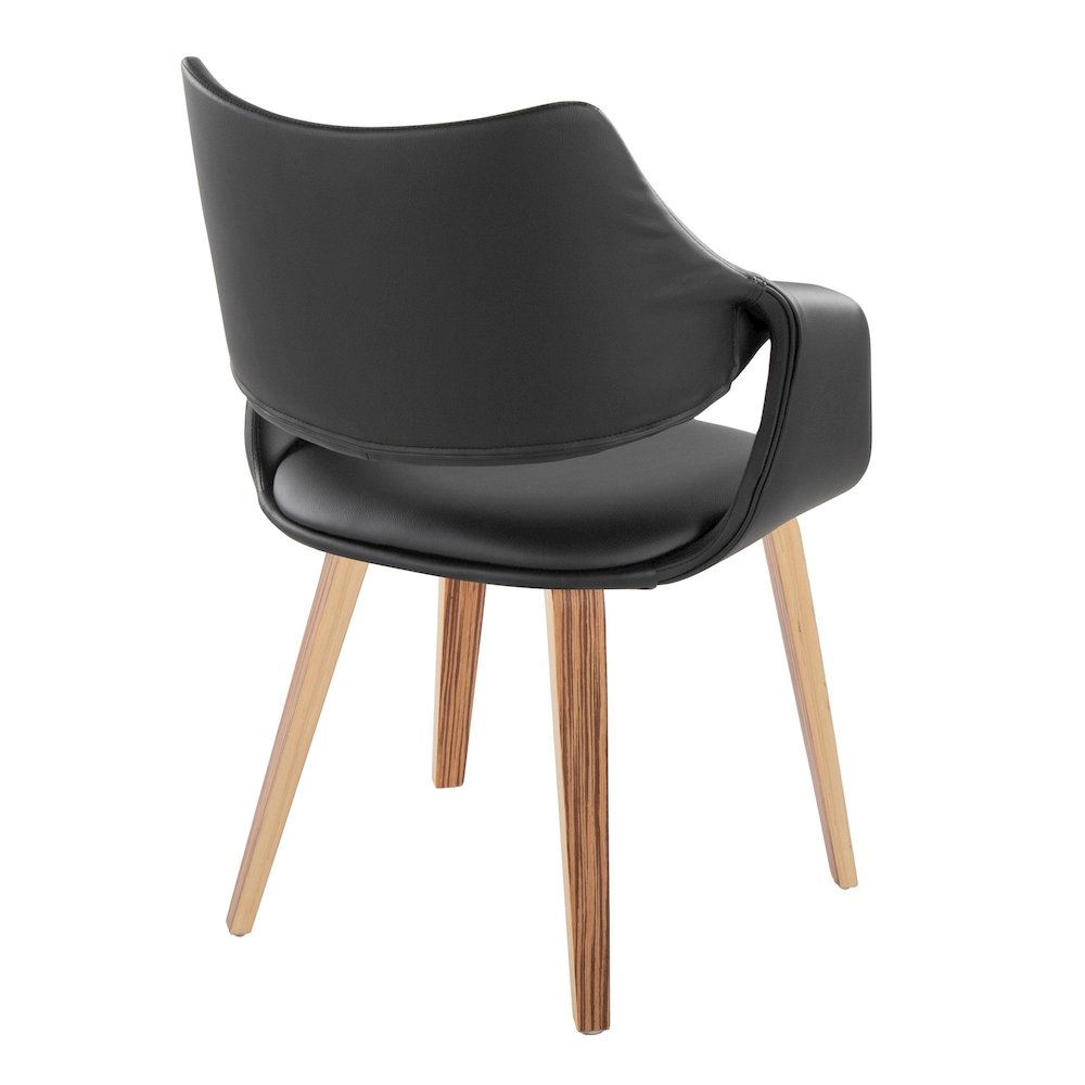 Curvo Highback Upholstered Chair - Set of 2. Picture 4