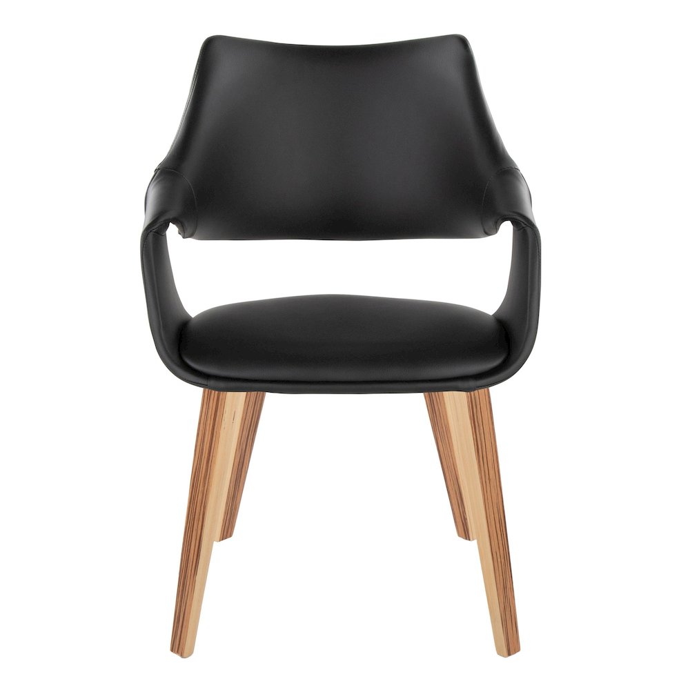 Curvo Highback Upholstered Chair - Set of 2. Picture 6