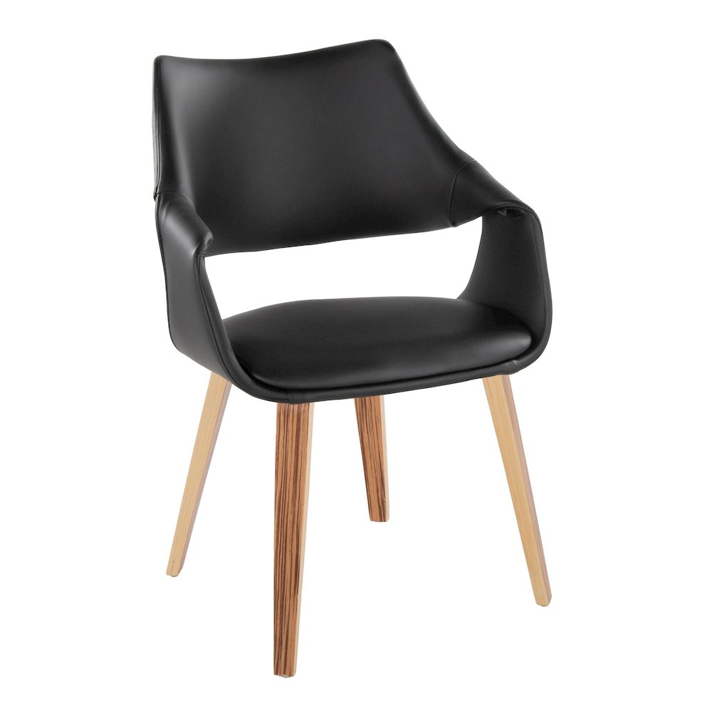 Curvo Highback Upholstered Chair - Set of 2. Picture 2