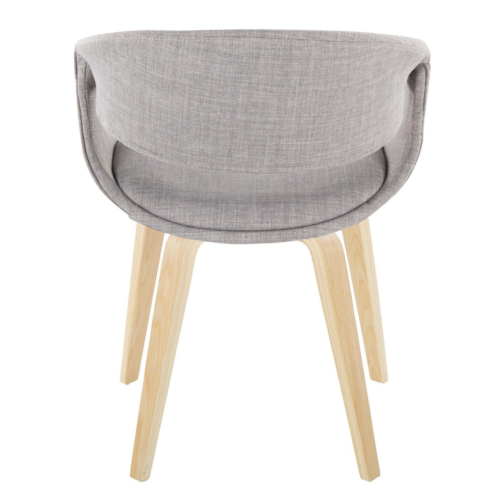 Curvo Upholstered Chair - Set of 2. Picture 5